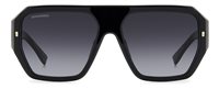 Occhiali da sole Dsquared Uomo D2 0128/S       9OBLACK58 - D2 0128/S       9OBLACK58